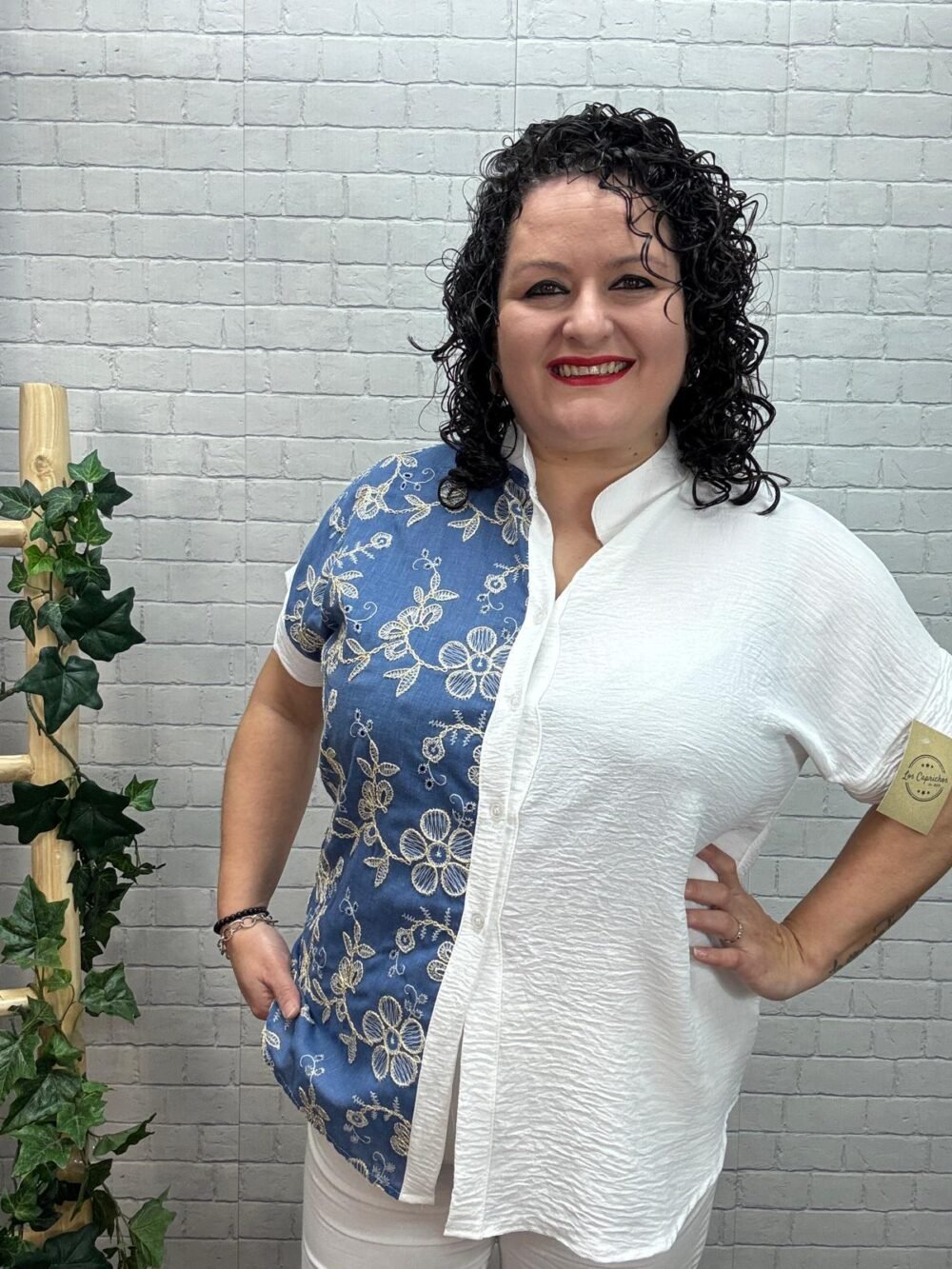 Camisa Murta T-46/52 Con Tela Vaquera - Imagen 4