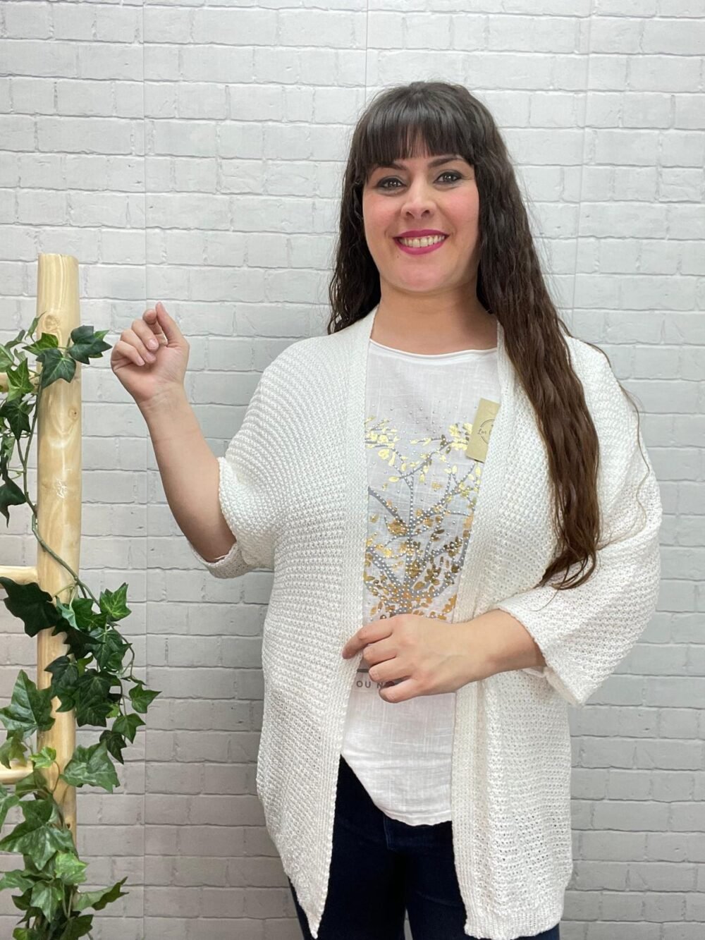 Cardigan Aurelia T-36/52 De Hilo
