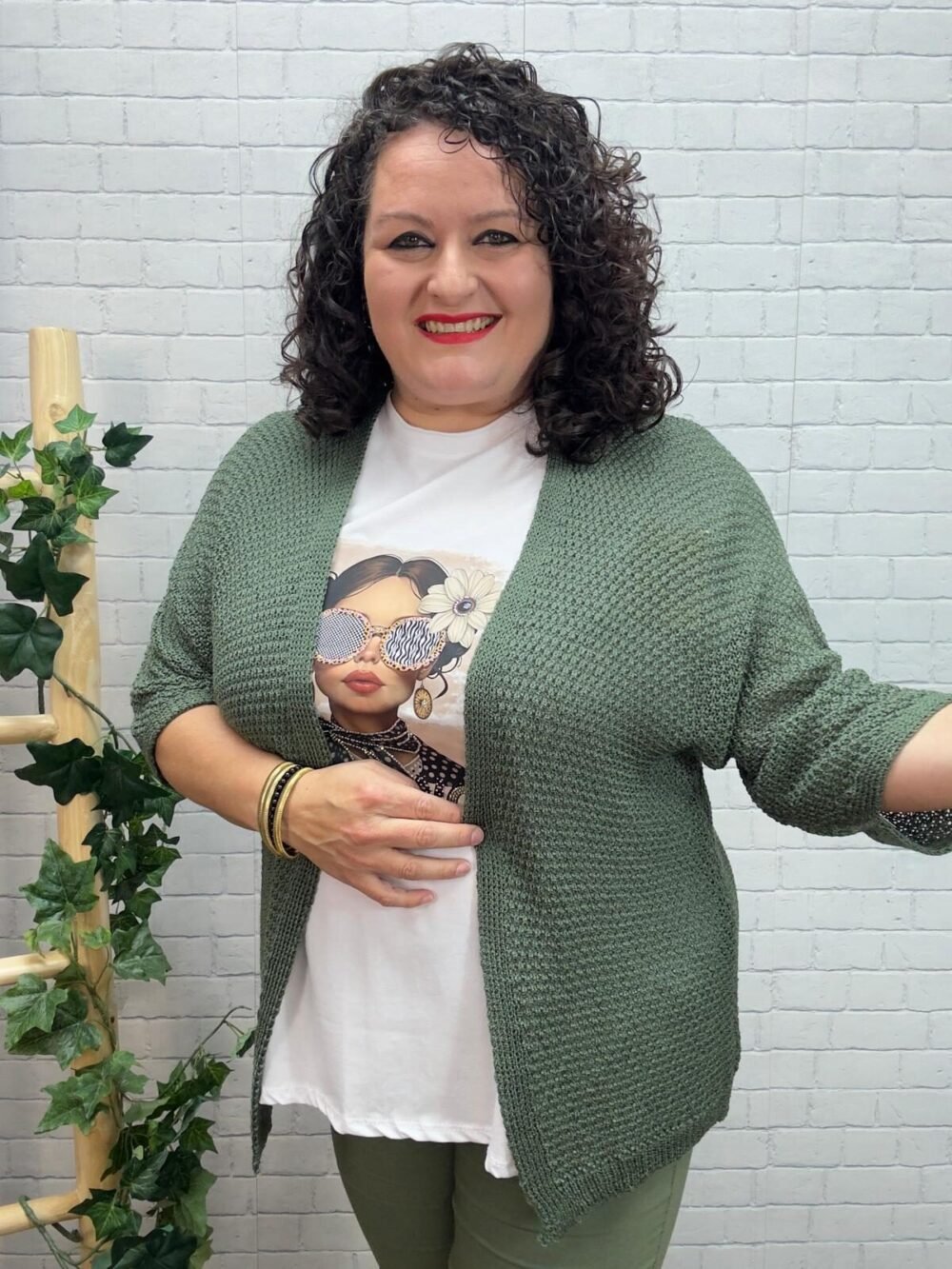 Cardigan Aurelia T-36/52 De Hilo - Imagen 10