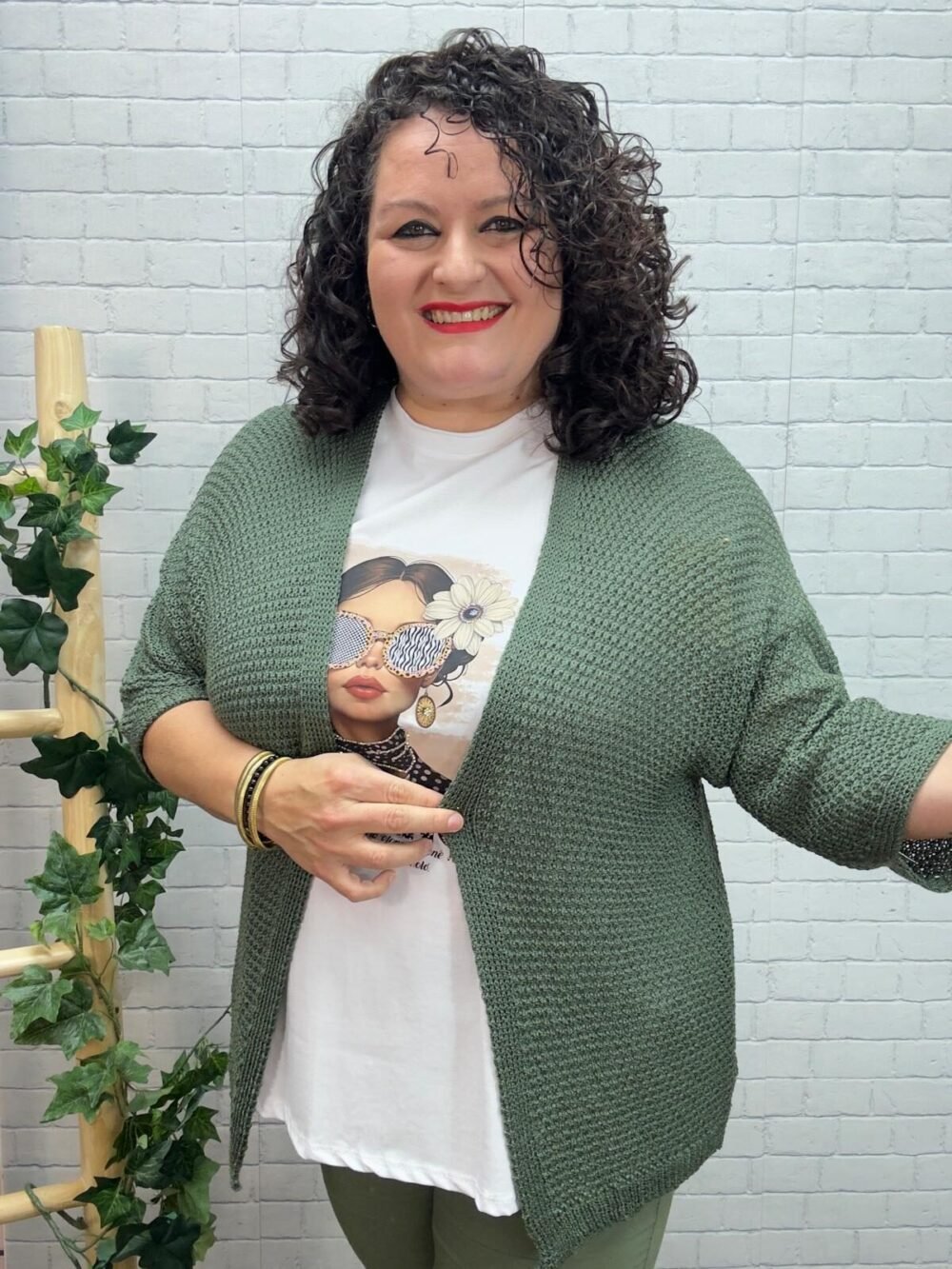 Cardigan Aurelia T-36/52 De Hilo - Imagen 9