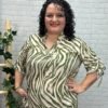 Blusa Elie T-44/52 Animal Print - Imagen 2