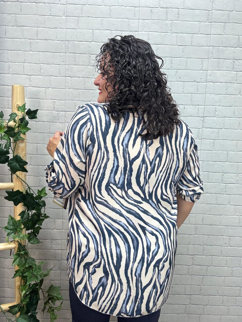 Blusa Elie T-44/52 Animal Print - Imagen 6