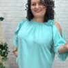 Blusa Falana T-44/52 con Hombros al Aire - Imagen 7