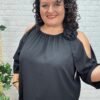 Blusa Falana T-44/52 con Hombros al Aire - Imagen 12