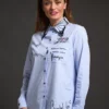Camisa Florecer Anabel Lee T-XS/2XL a rayas