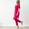 Conjunto 3pz. Leyla fucsia