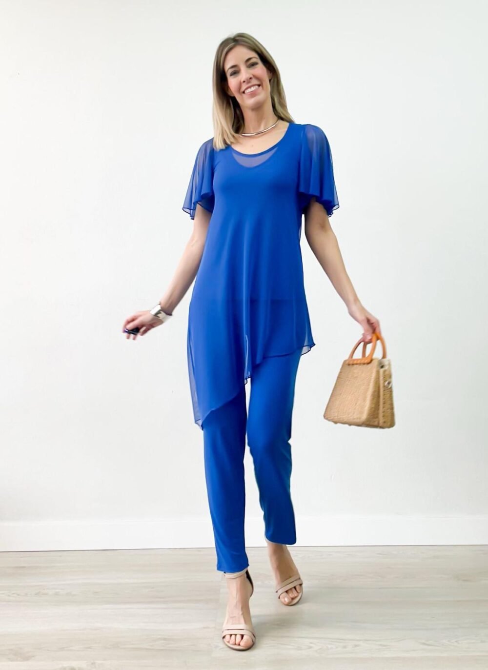 Conjunto 3pz. Leyla klein T-42/52 de gasa