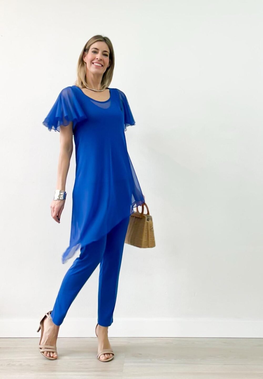 Conjunto 3pz. Leyla klein T-42/52 de gasa