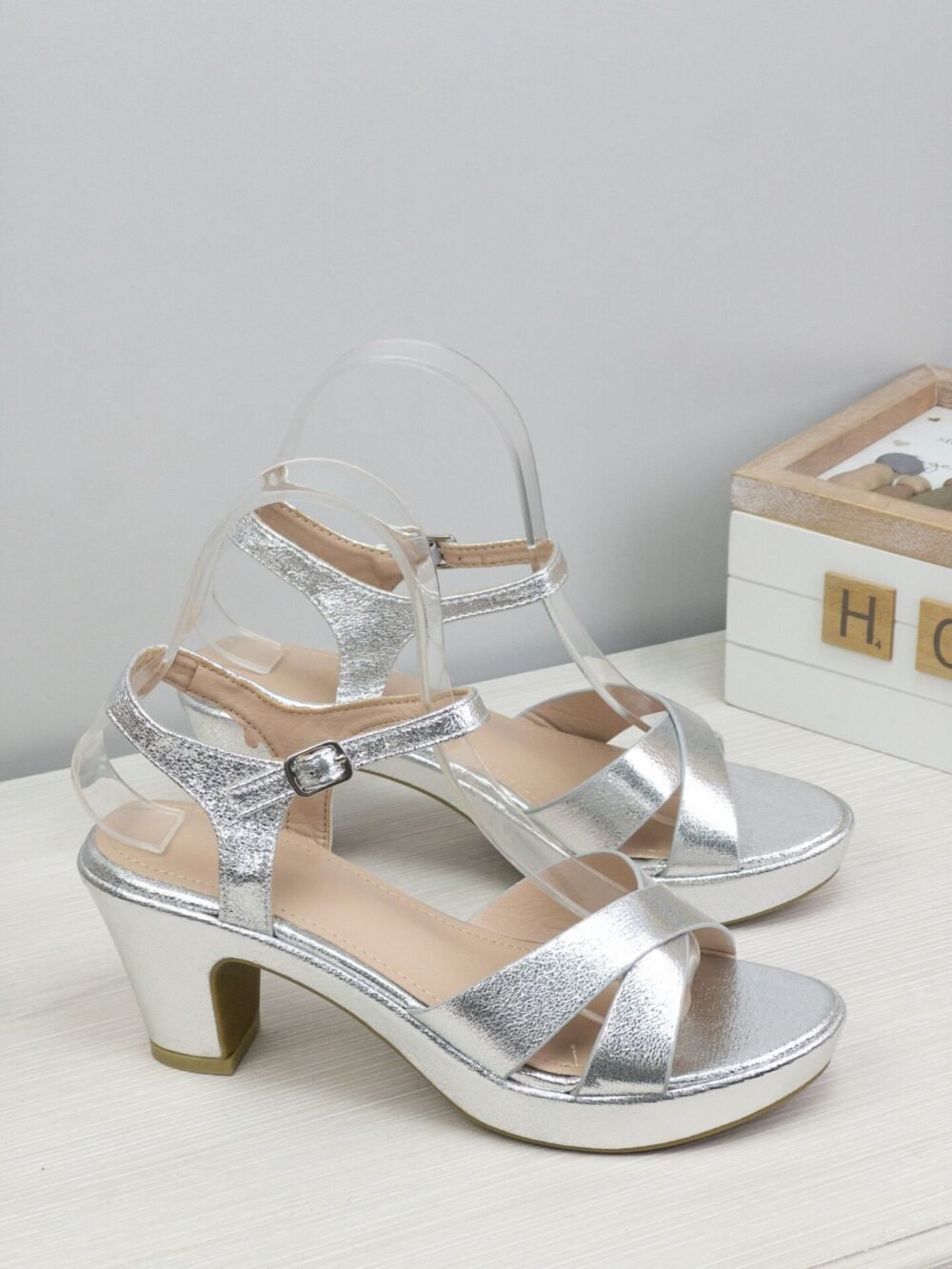 Sandalia Alma Plata