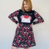 Vestido La Flor Más Especial Keep&Trendy T-M/3XL Estampado