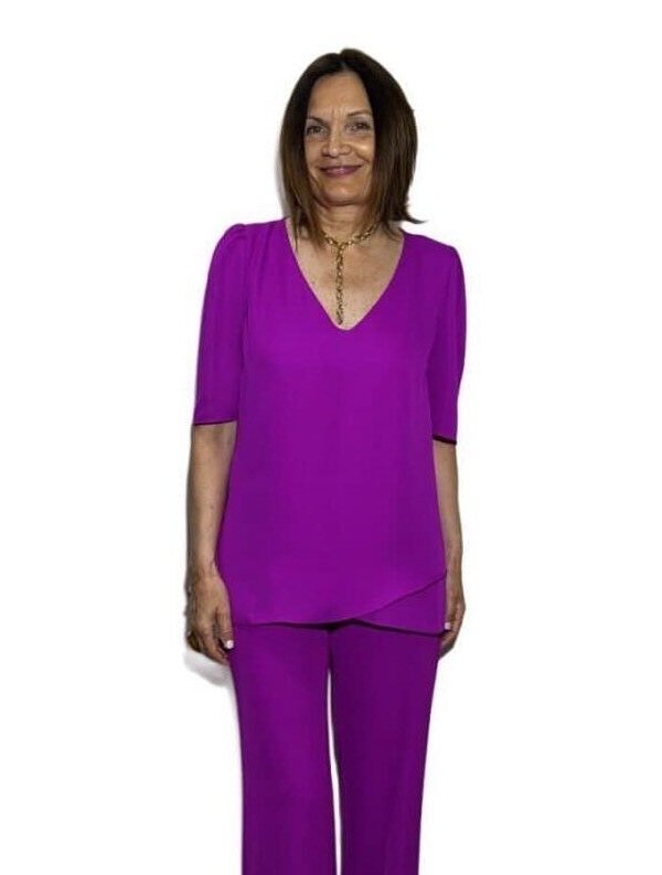 Blusa Gaile buganvilla