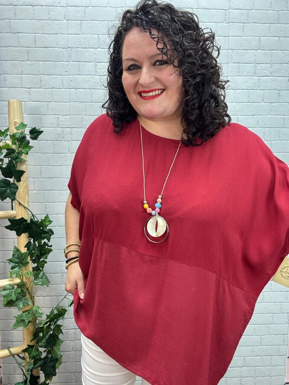 Blusa Ibona T-44/54 Corte Oversize
