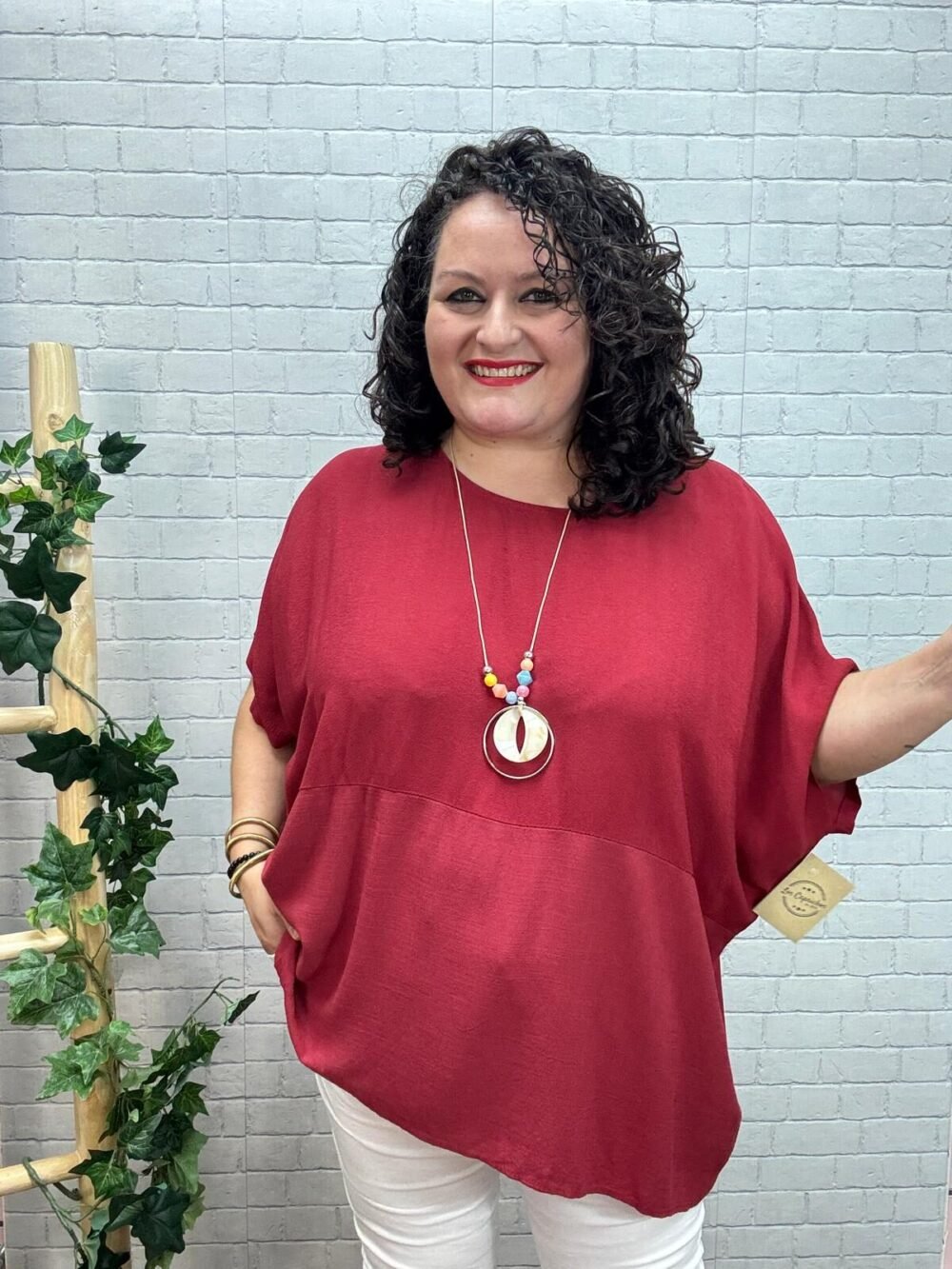 Blusa Ibona T-44/54 Corte Oversize