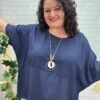 Blusa Ibona T-44/54 Corte Oversize