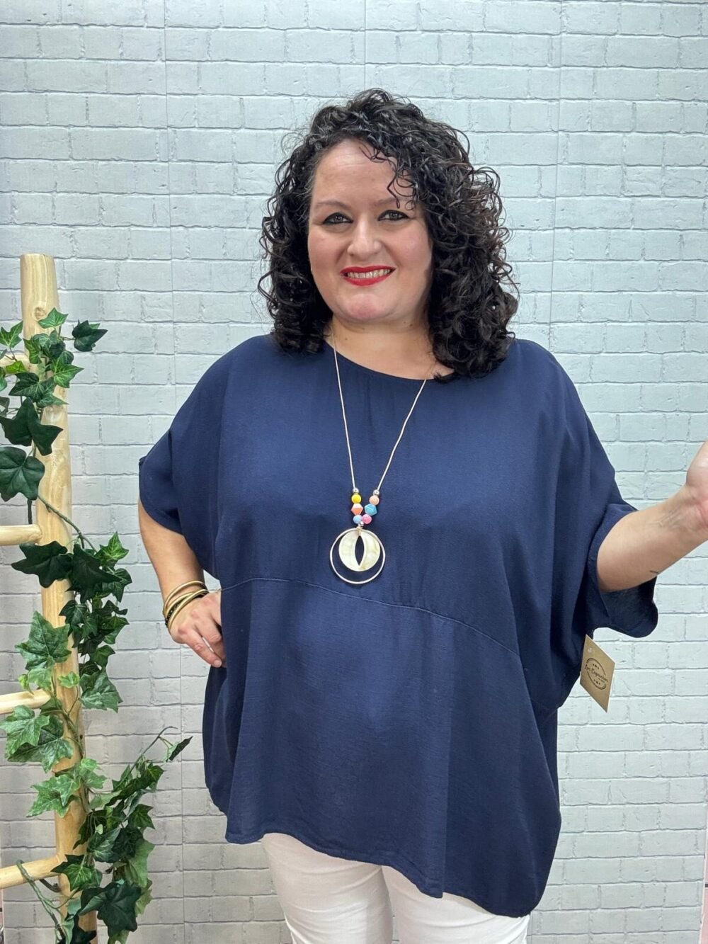 Blusa Ibona T-44/54 Corte Oversize