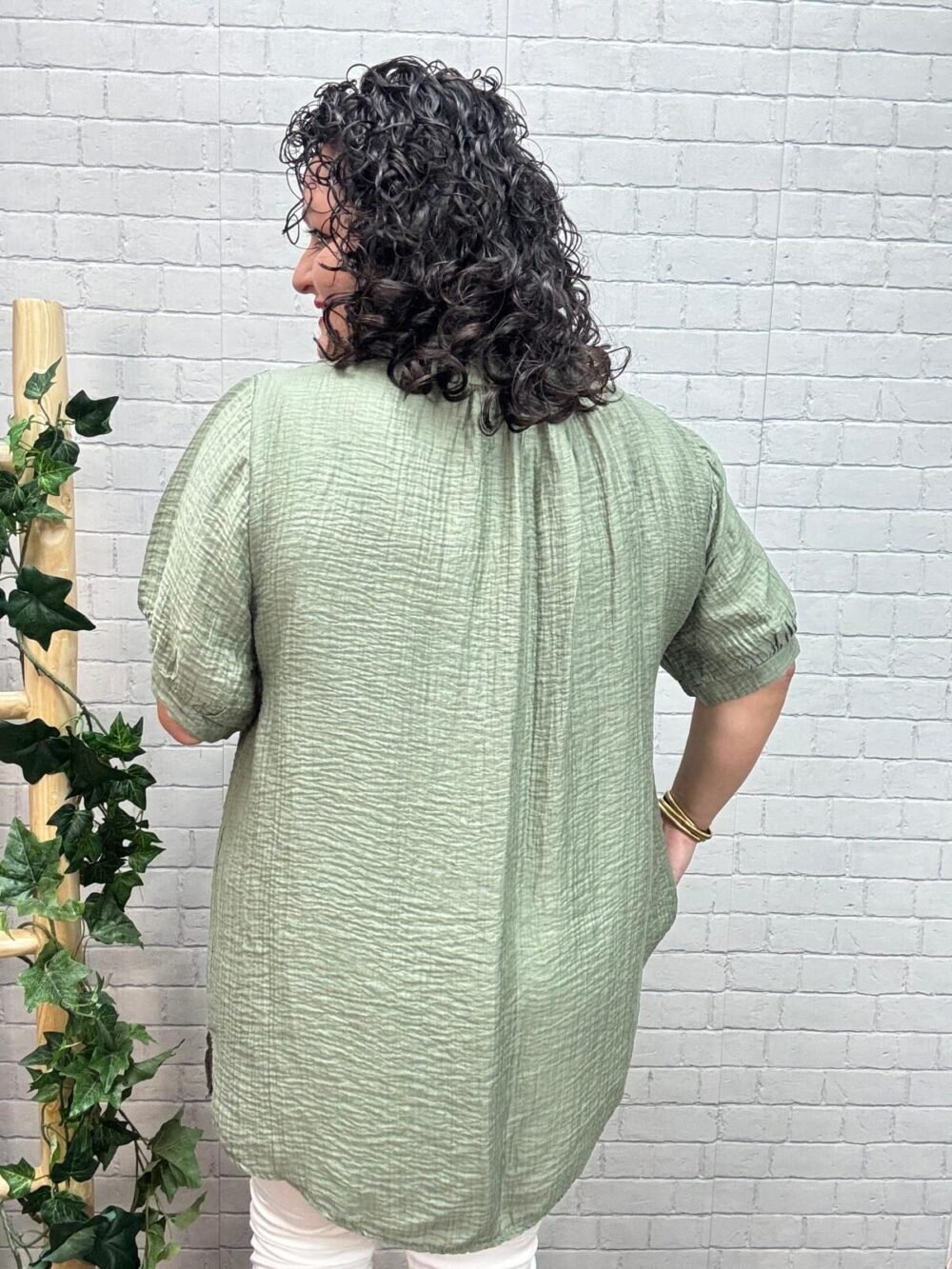 Blusa Teresa T-44/54 con Encaje - Imagen 7