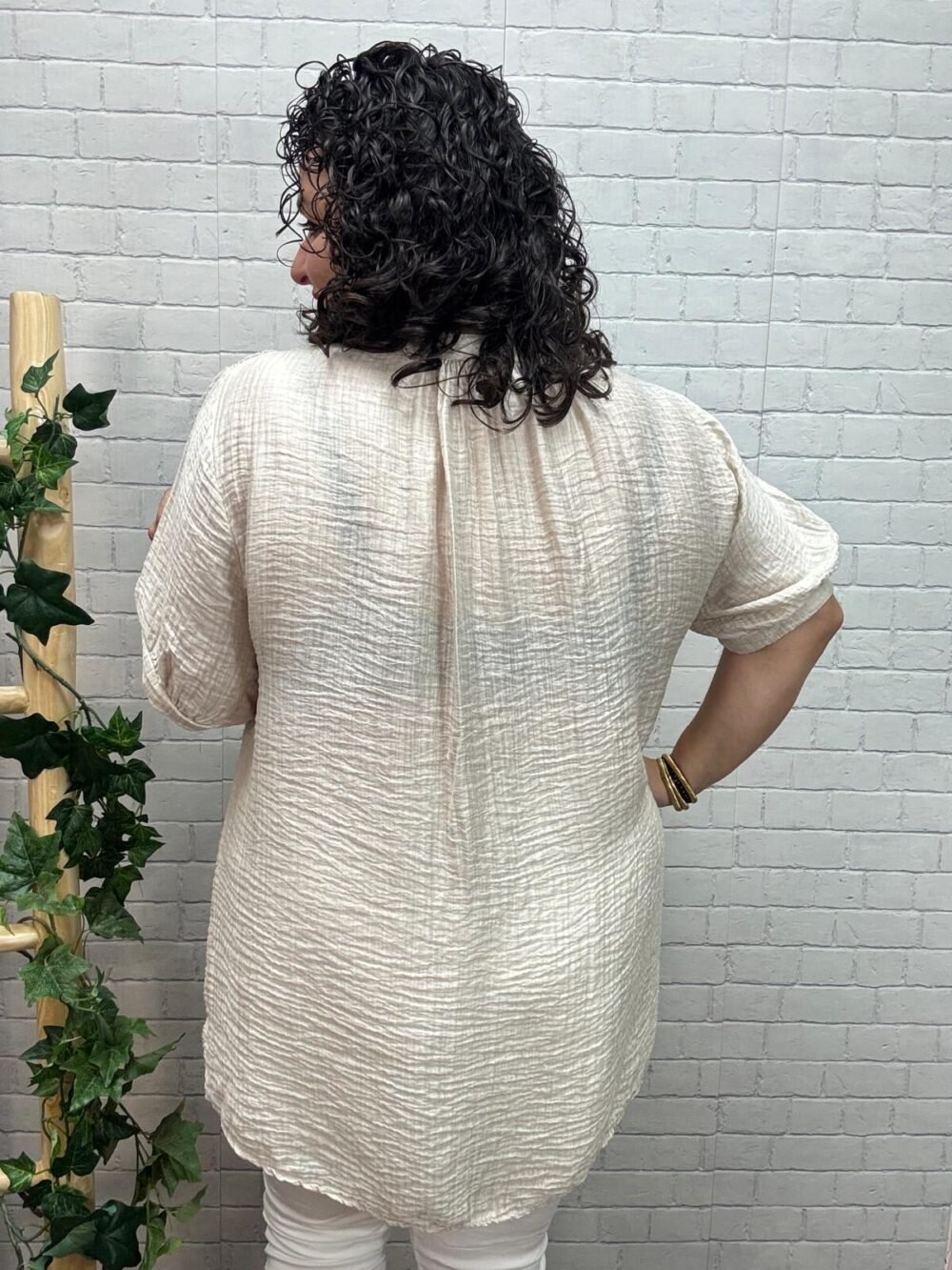 Blusa Teresa T-44/54 con Encaje - Imagen 12