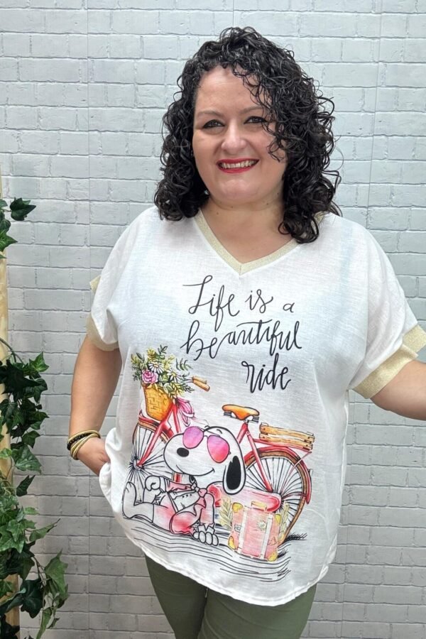Camiseta Snoopi T-44/52 con Dibujo