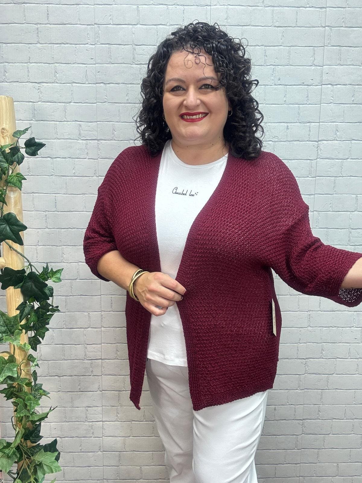 Cardigan Aurelia T-36/52 De Hilo - Imagen 11