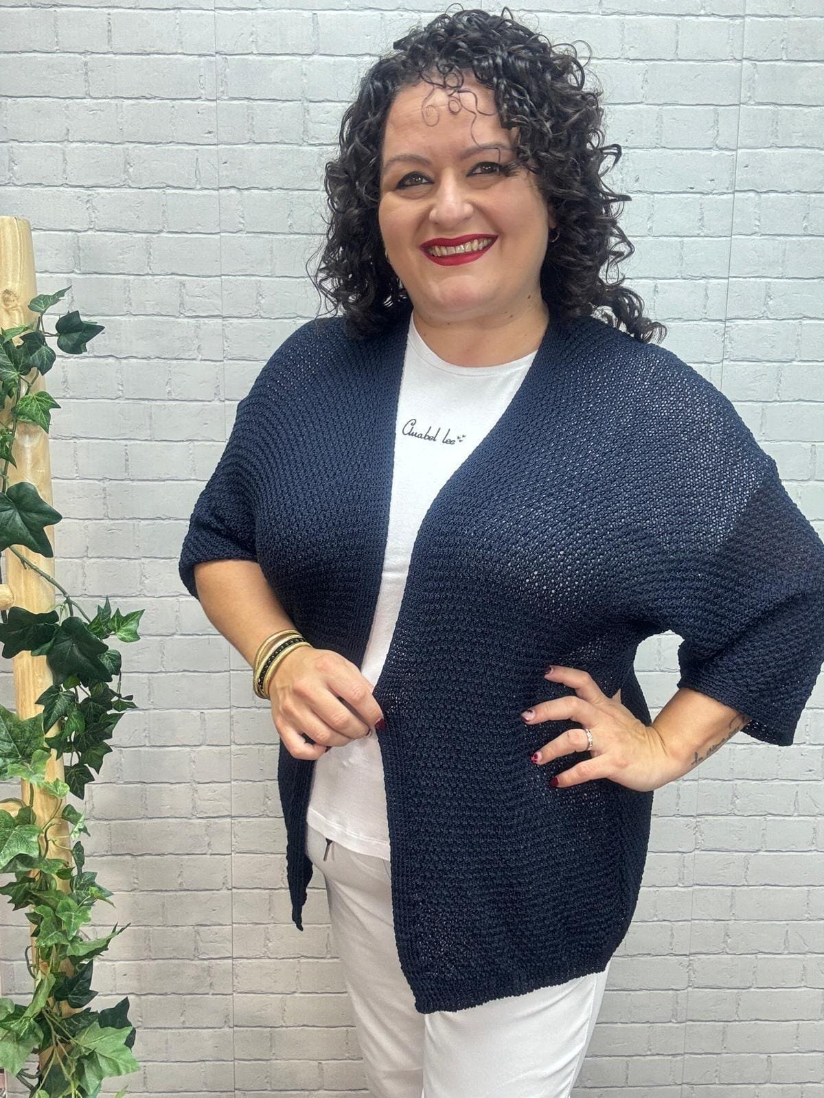 Cardigan Aurelia T-36/52 De Hilo - Imagen 9