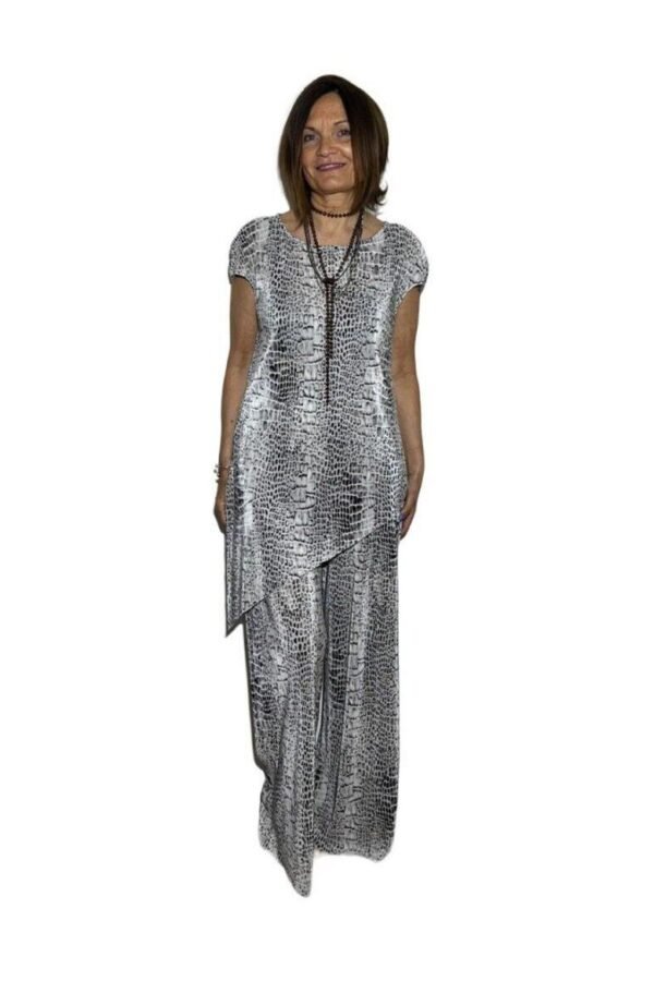 Conjunto Fadina blanco T-M/XL Estampado Animal Print