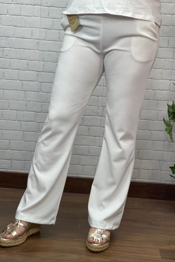 Pantalón Vega blanco T-L-/4XL con Campana