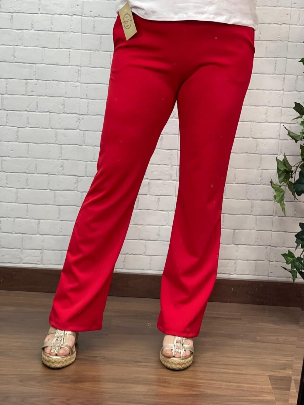 Pantalón Vega rojo T-L-/4XL con Campana