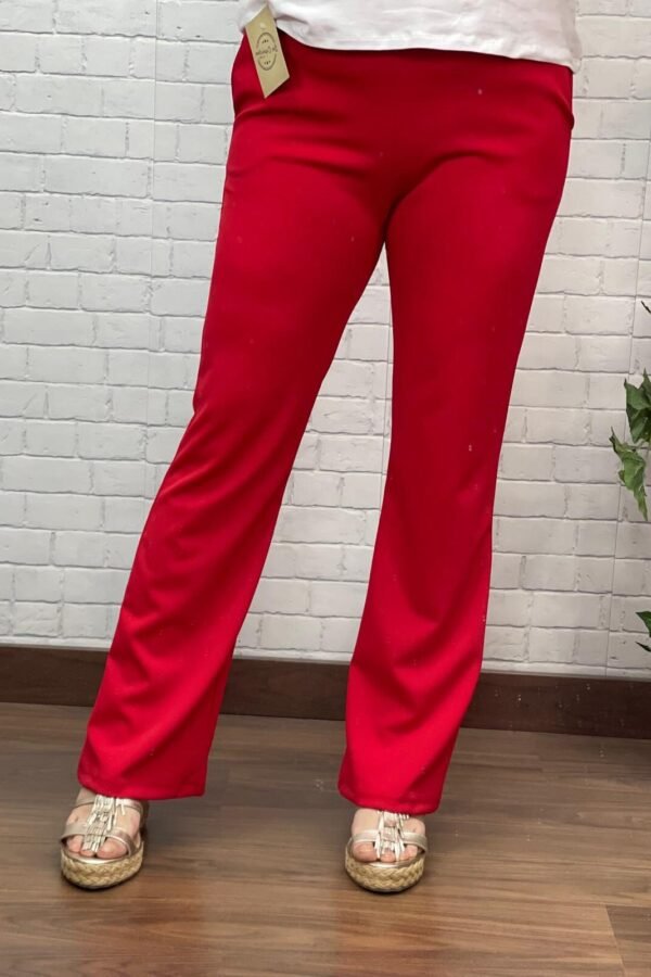 Pantalón Vega rojo T-L-/4XL con Campana