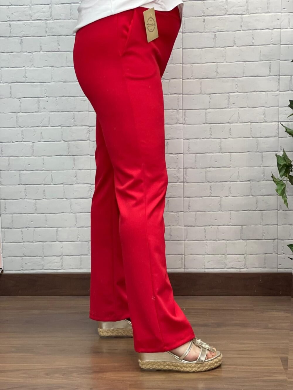 Pantalón Vega rojo T-L-/4XL con Campana