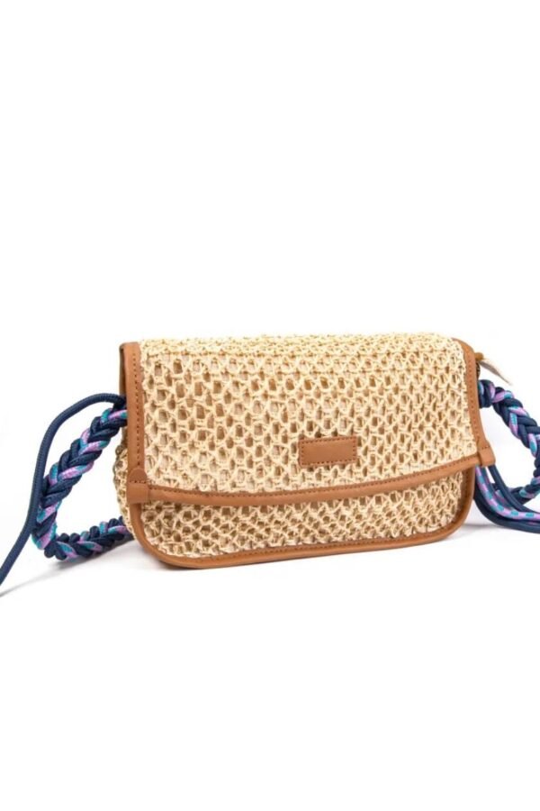 Bandolera Rafia IHL240025 con estilo