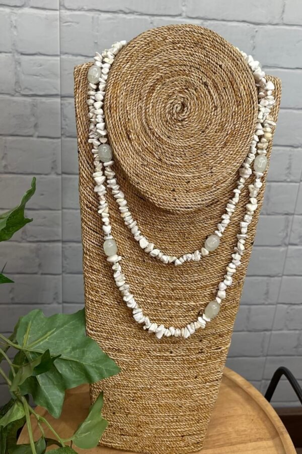 Collar Leila blanco
