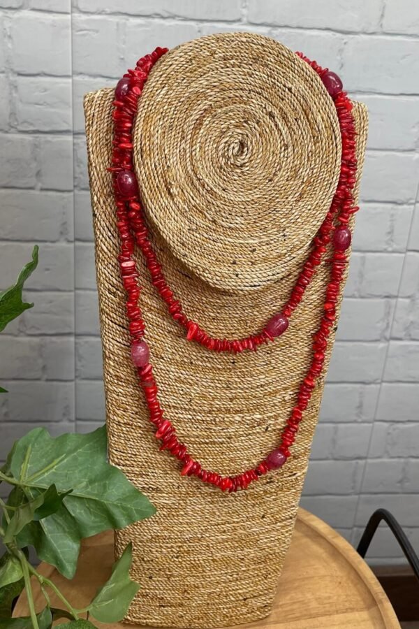 Collar Leila rojo