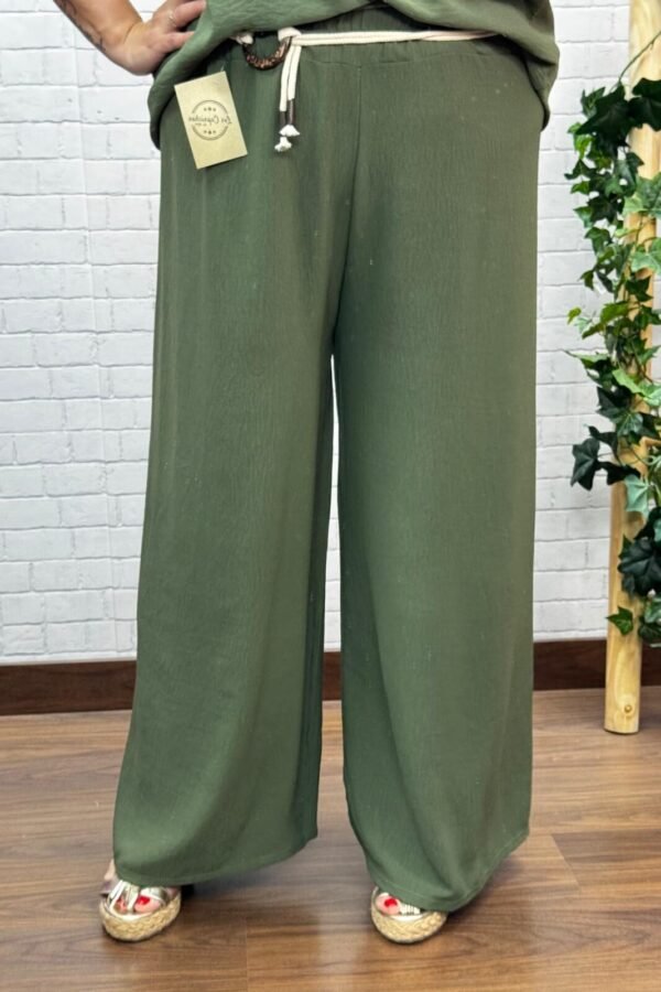 Pantalon Bimba T-44/54 Liso con Cinturón