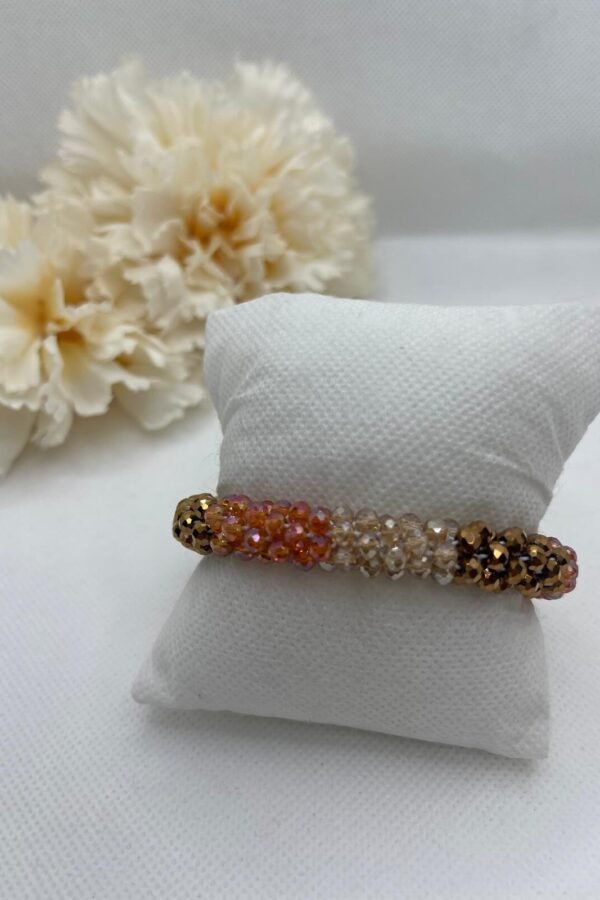 Pulsera Cristal naranja