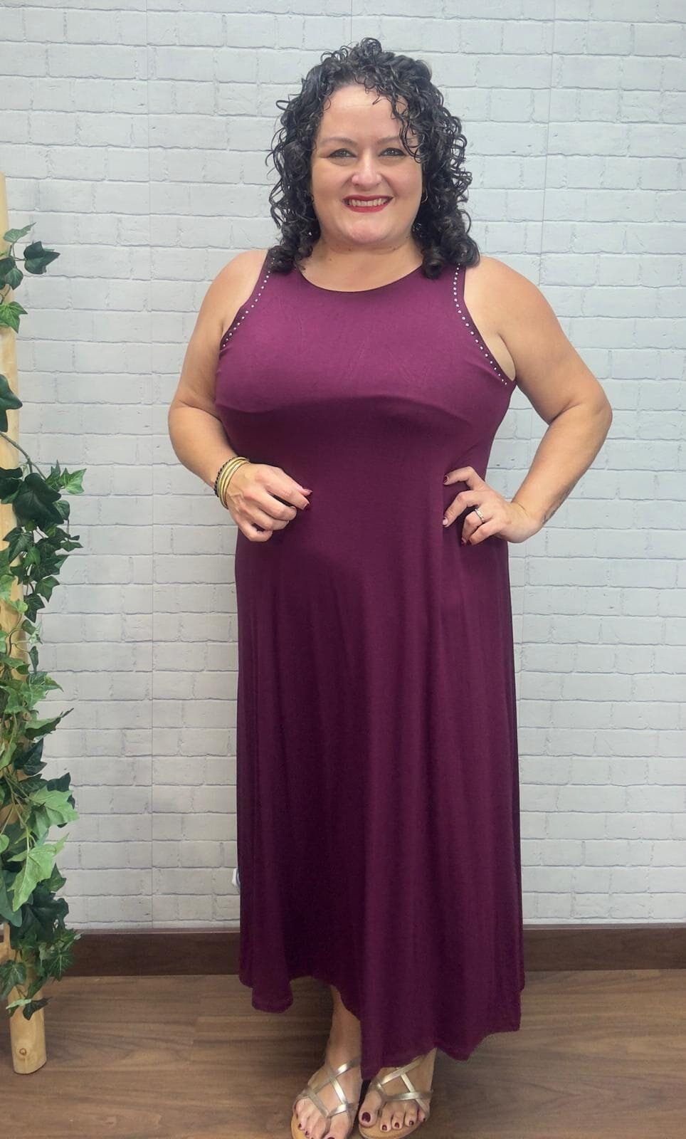 Vestido Felicitat T-44/54 con Tachuelas