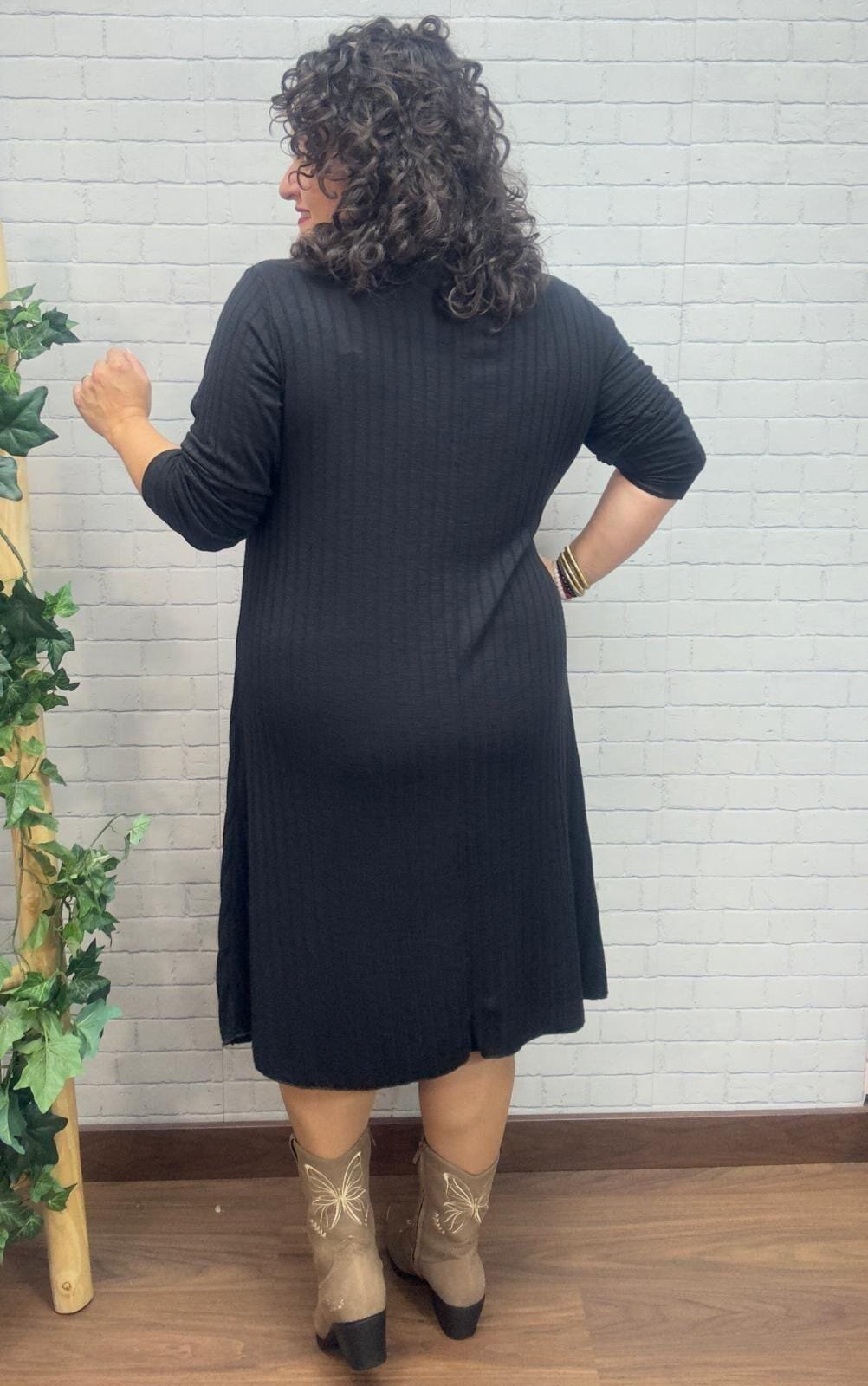 Vestido Emma T-44/54 de Punto Canalé