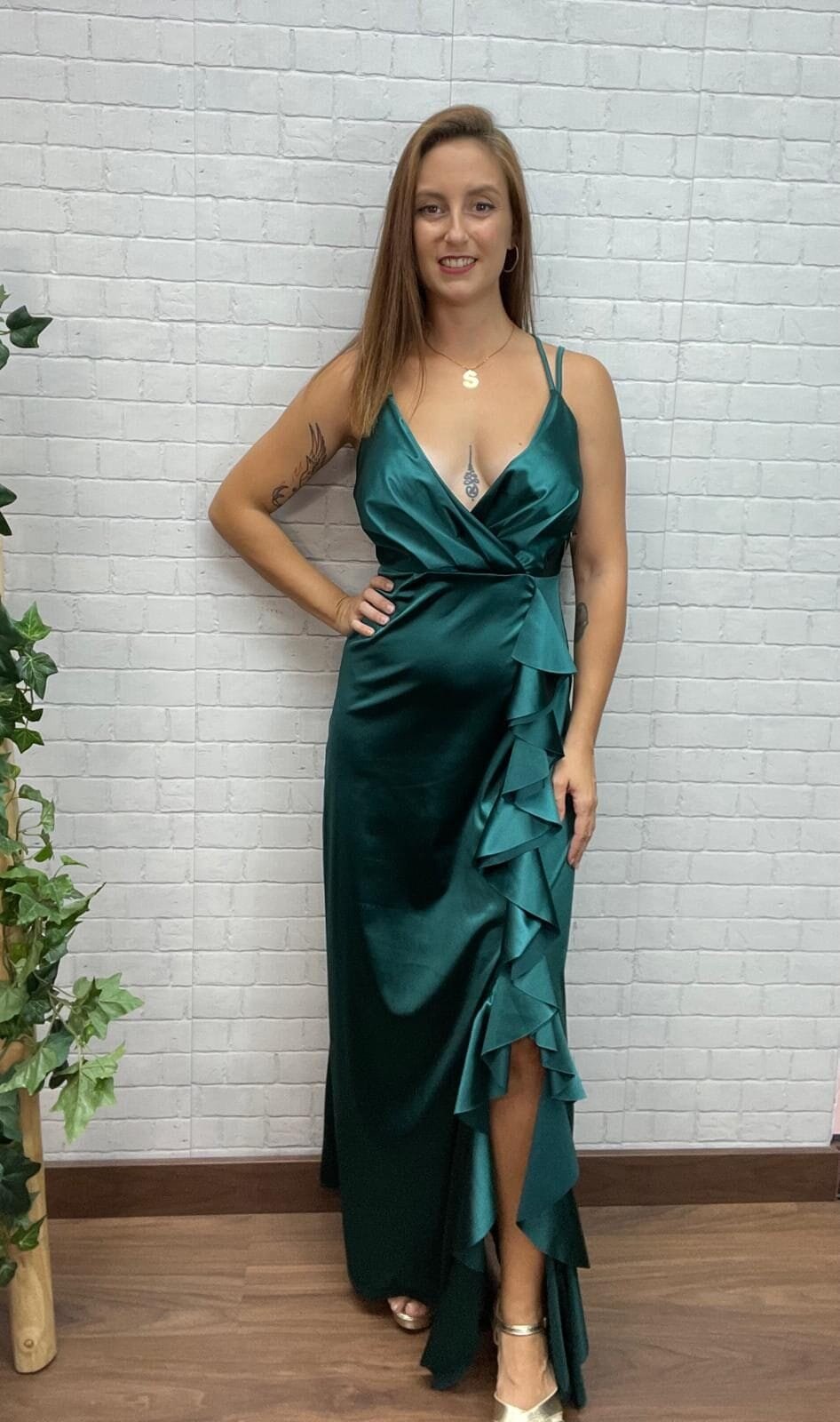 Vestido Ruth Satinado T-36/42