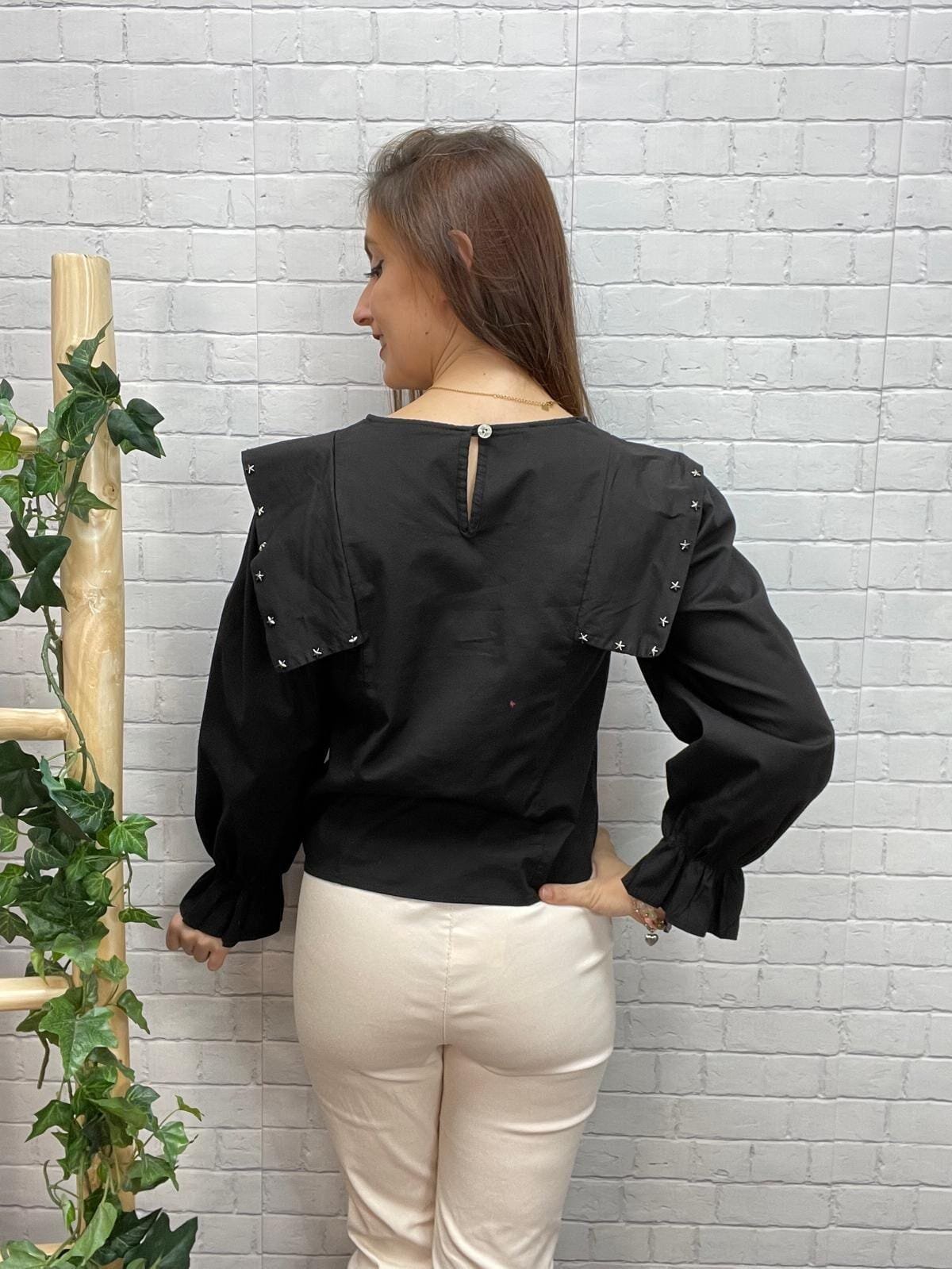 Blusa Estrella T-36/40 Con Tachuelas