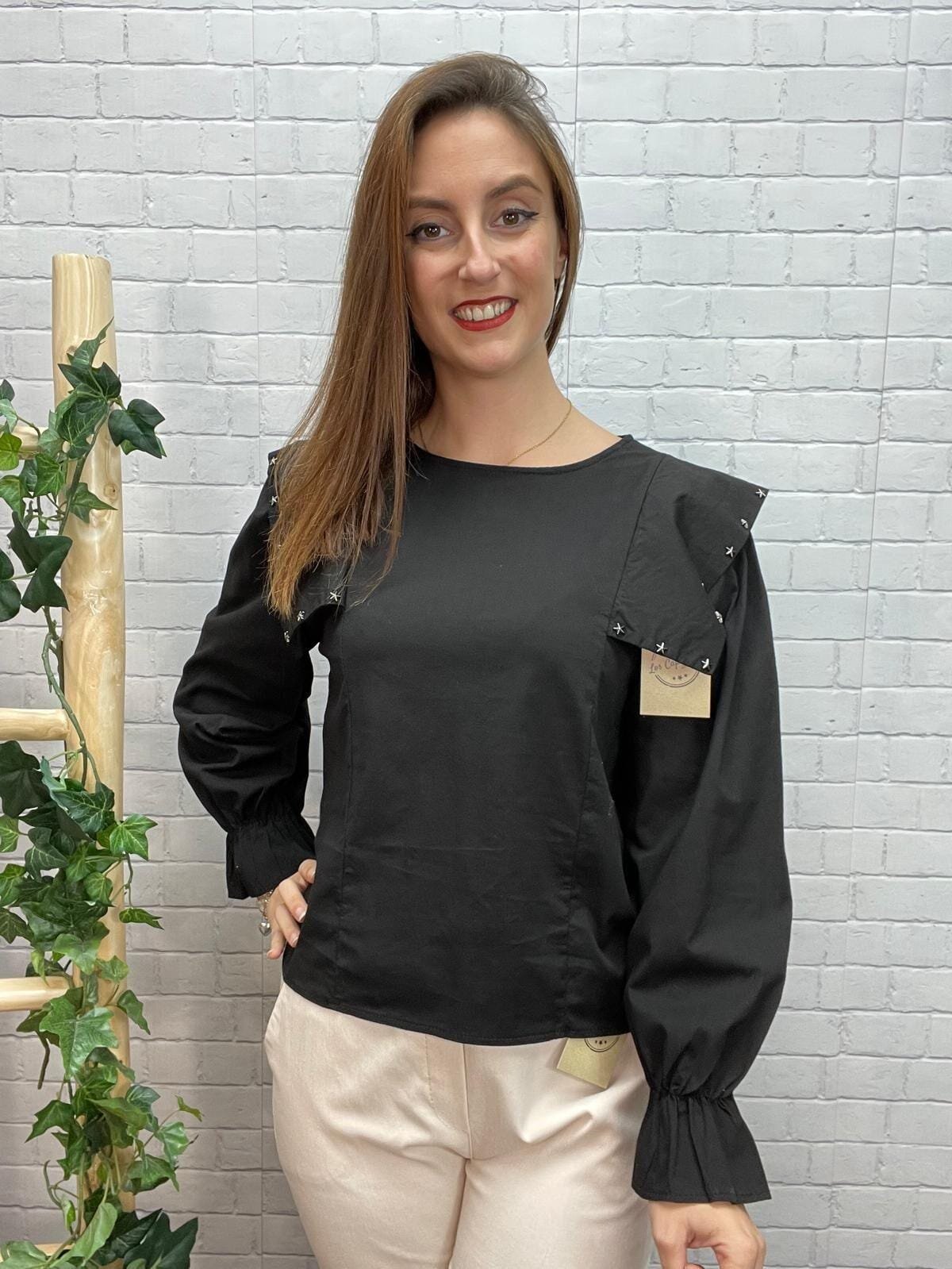 Blusa Estrella T-36/40 Con Tachuelas