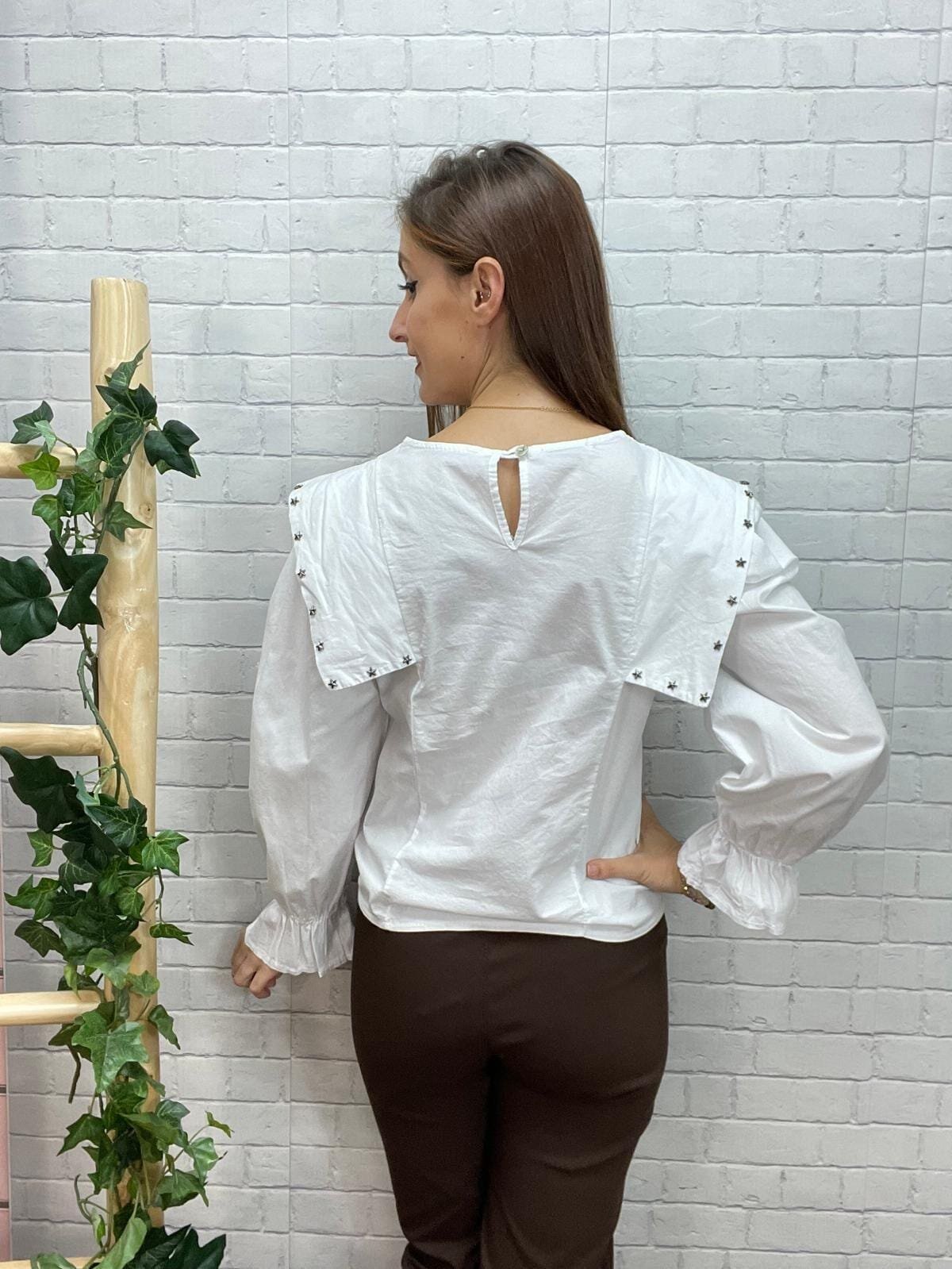 Blusa Estrella T-36/40 Con Tachuelas