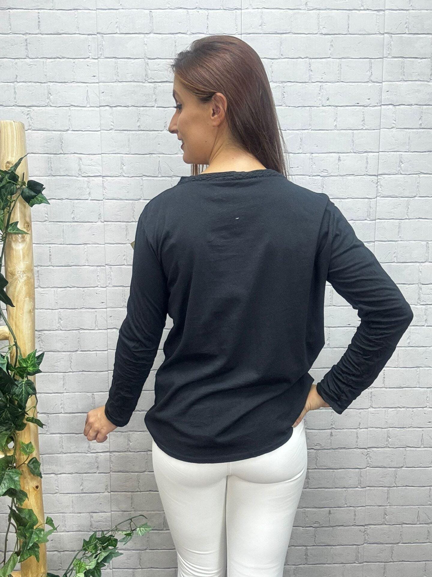 Camiseta Nora T-36/42 Con Puntilla