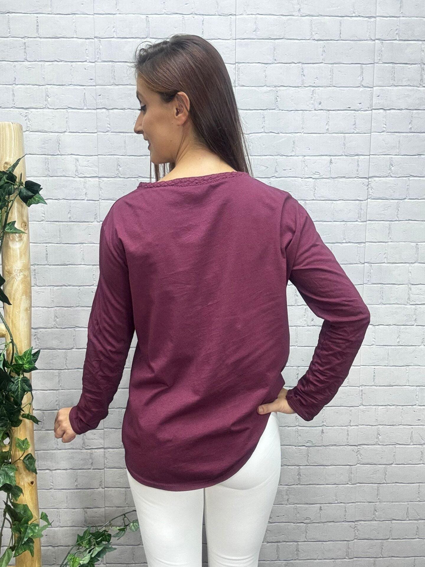 Camiseta Nora T-36/42 Con Puntilla