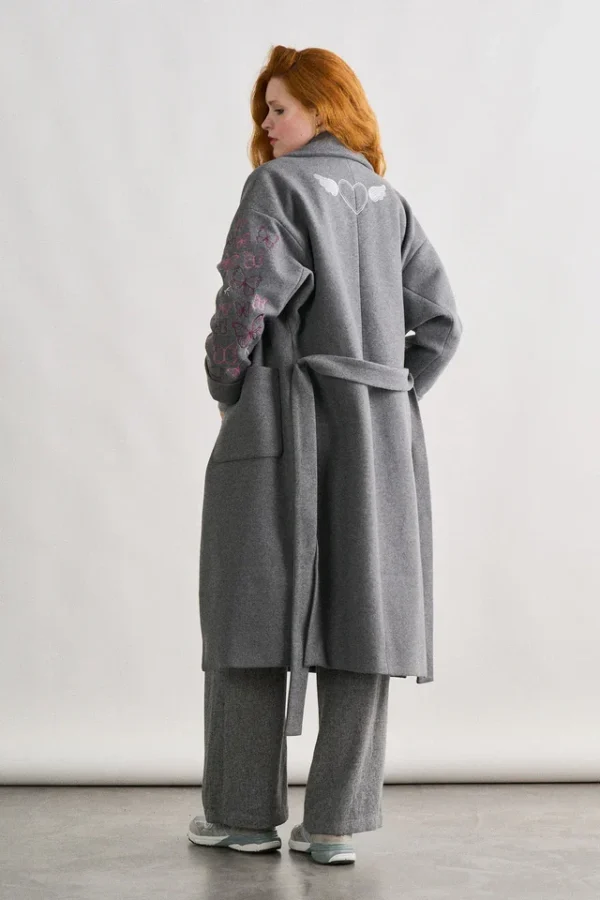 Abrigo Grey Studio Anabel Lee T-XS/S-XL/2XL Corte Recto