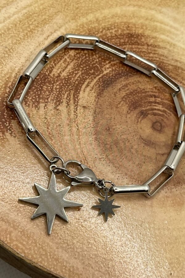 Pulsera Acero Inoxidable PAR00117 plateada