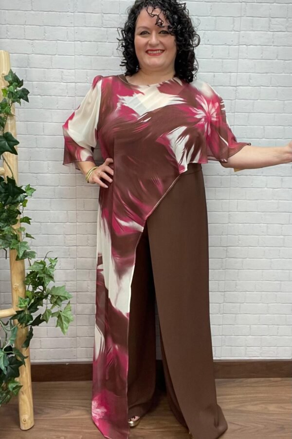 Mono Sonia Chocolate T-42/54 Con Casaca