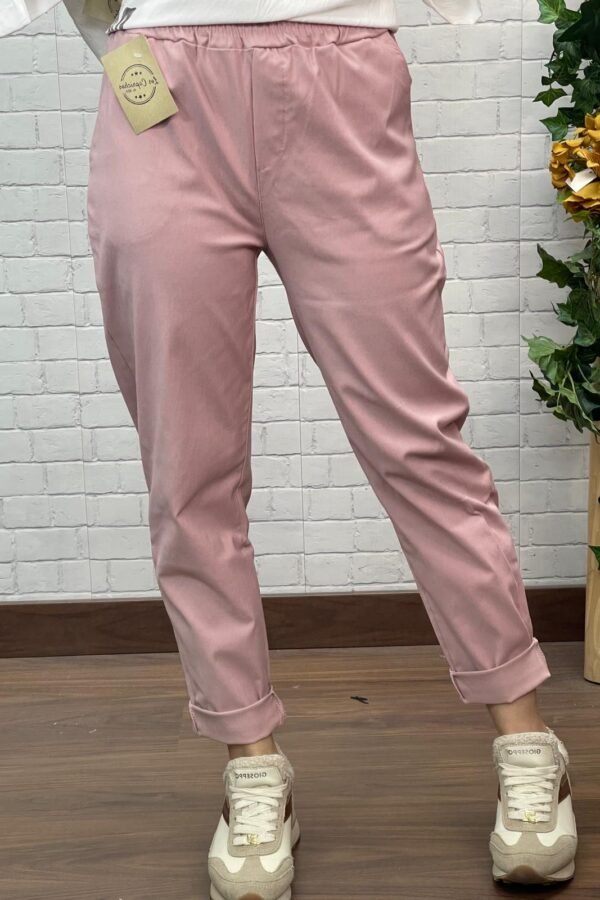 Pantalón Clara rosa T-S/3XL Elástico