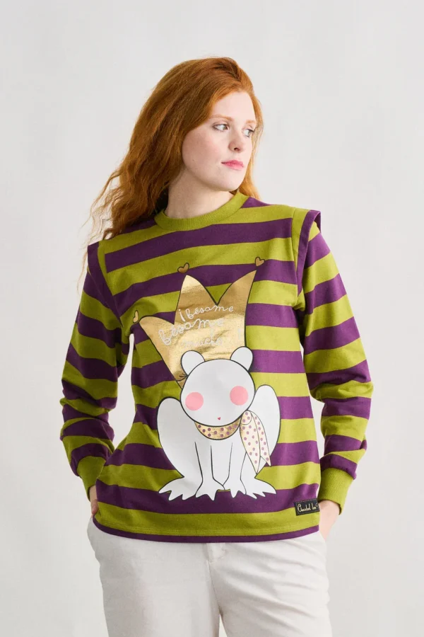 Sudadera Bésame Anabel Lee T-S/2XL Con Dibujo