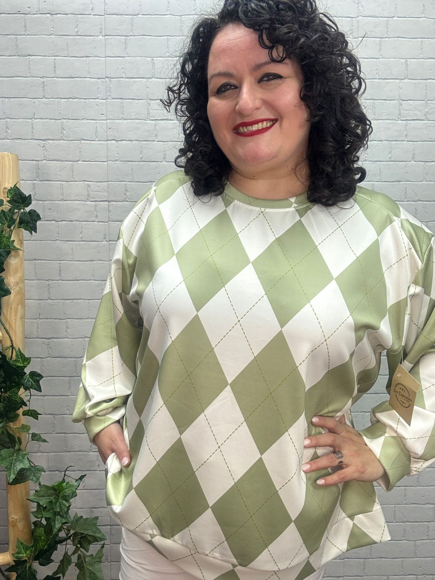 Sudadera Abril Verde T-50/56 Con Dibujo - Imagen 2