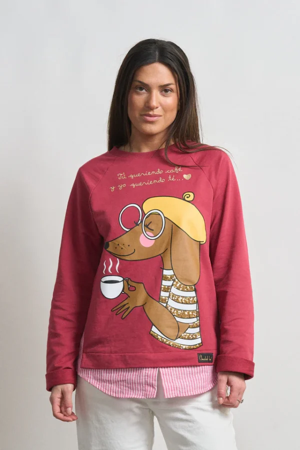 Sudadera Café Anabel Lee