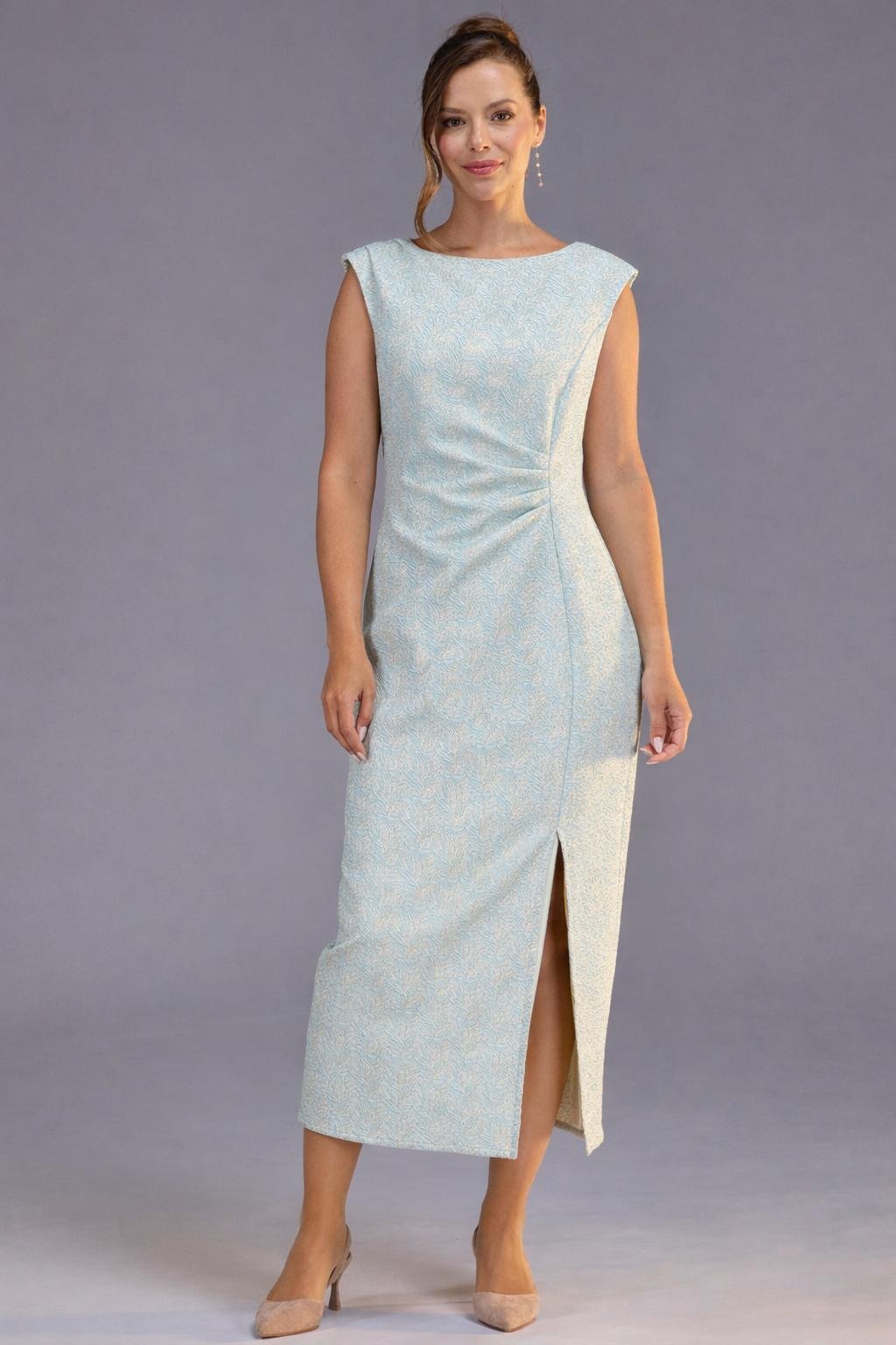 Vestido Lurex T-S/2XL Drapeado